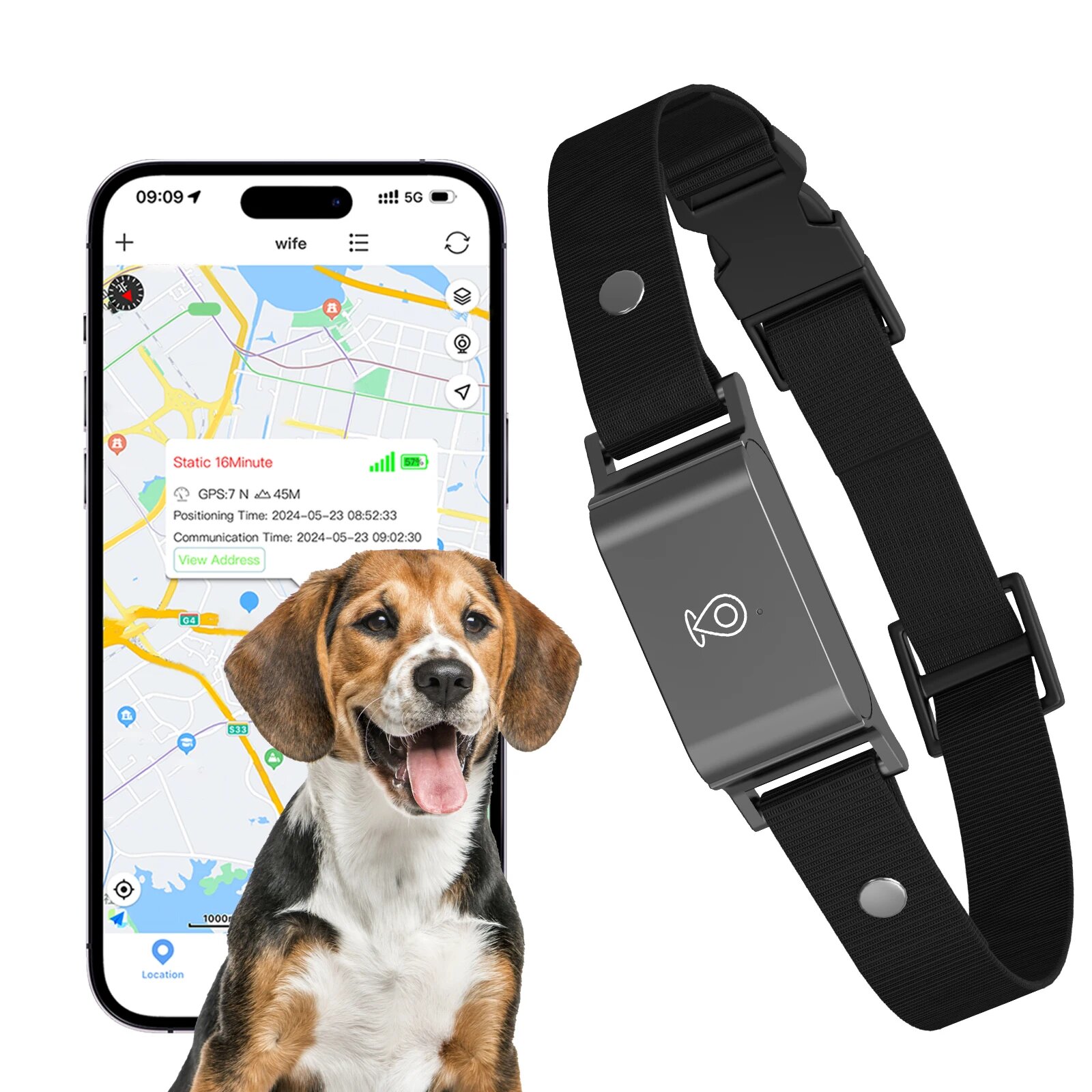 Collier GPS 4G étanche